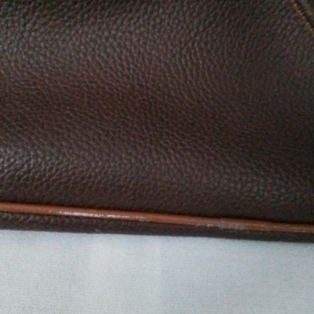 Textured Brown Laptop Bag
